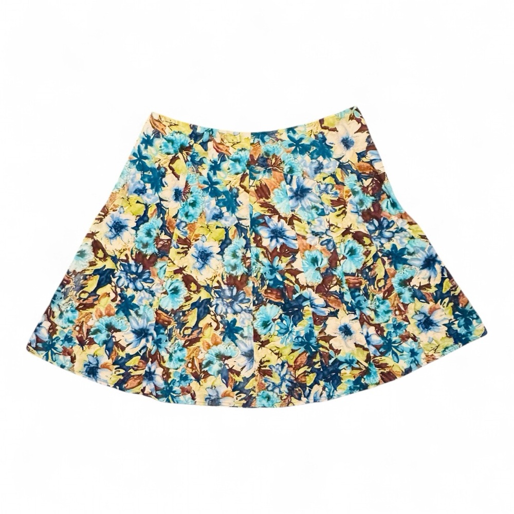 Women's APT 9 Multi Color Floral Design Skirt Size 14P